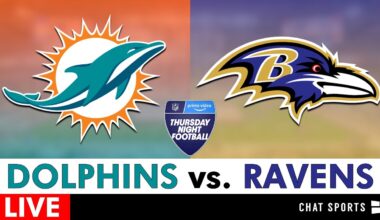 Dolphins vs. Ravens Live Streaming Scoreboard, Free Play-By-Play, Highlights | NFL Week 9 On TNF