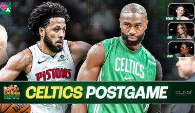 Garden Report: Celtics vs Pistons Post Game Show on CLNS Media - C's Win Game of the Year vs Detroit