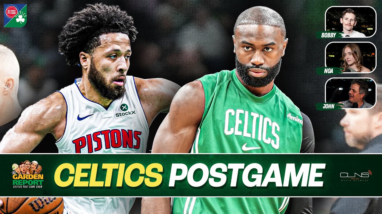 Garden Report: Celtics vs Pistons Post Game Show on CLNS Media - C's Win Game of the Year vs Detroit