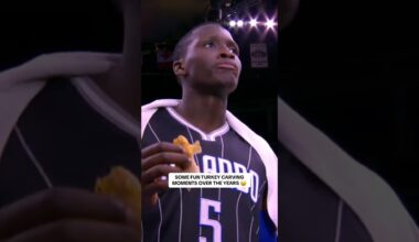 An underappreciated NBA skill: turkey carving 😋