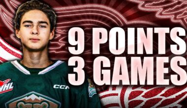 AWESOME DETROIT RED WINGS NEWS: CARTER BEAR IS TEARING UP THE WHL W/ 9 POINTS IN 3 GAMES
