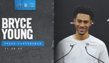 Bryce Young on his continuing comfort in the passing game | Carolina Panthers