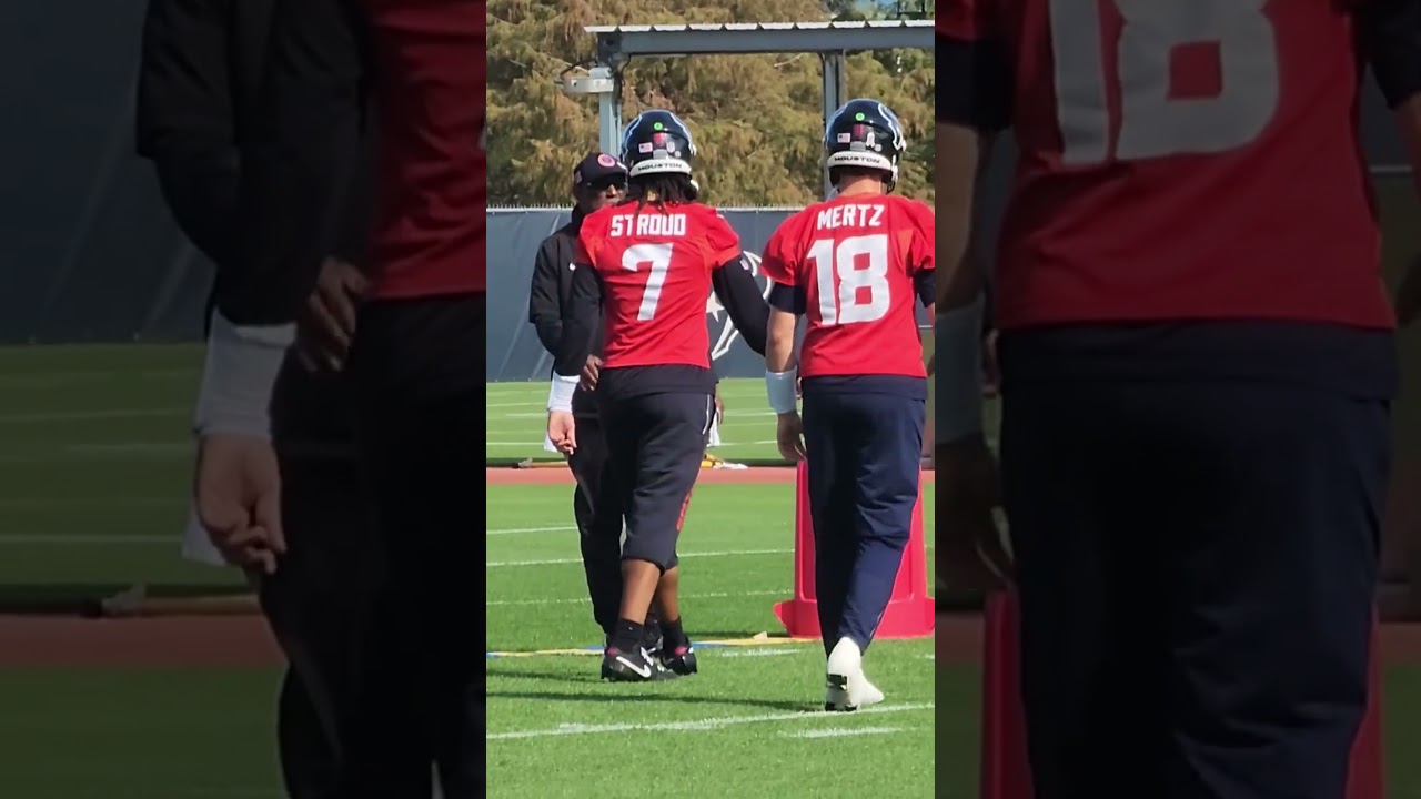 Texans QB1 C.J. Stroud and his fun handshakes are back