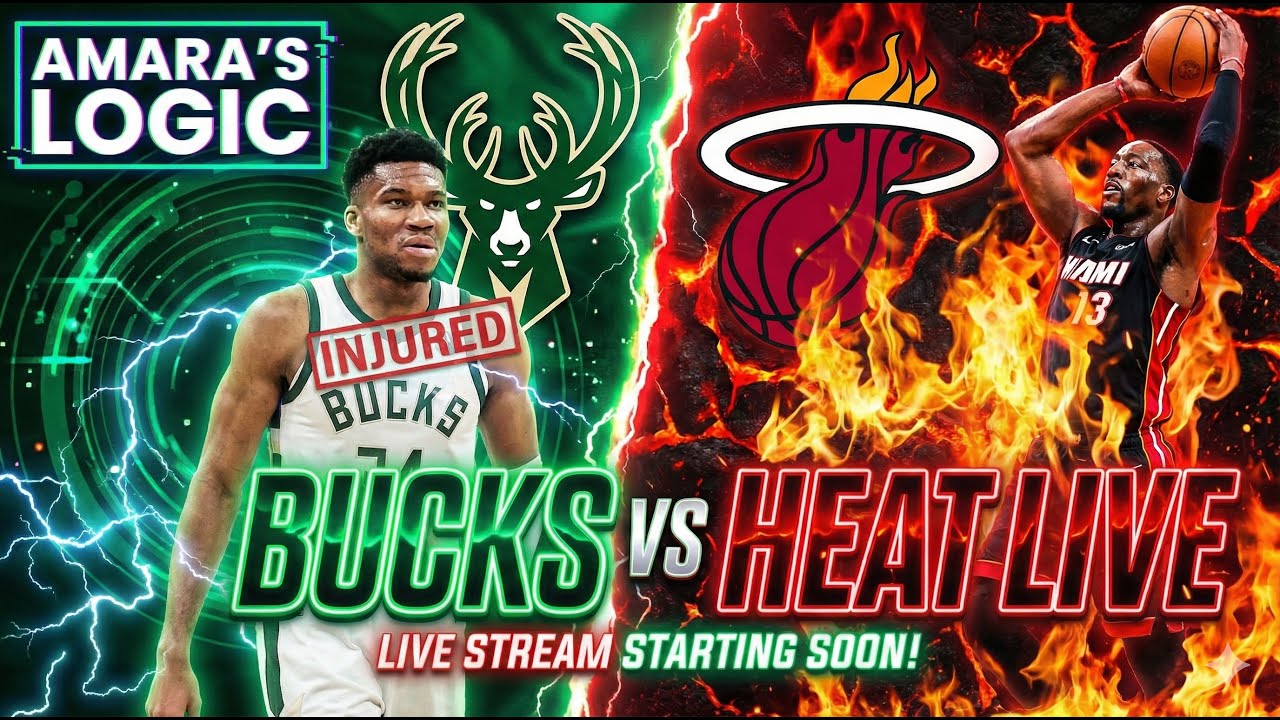 🚨 Milwaukee Bucks vs Miami Heat LIVE Reaction! 🦌🔥 Must-Win Energy Tonight!