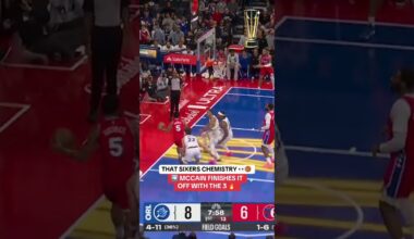 This Sixers ball movement was textbook 👀