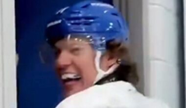 [Brigstew] Leafs prospect Tinus Luc Koblar has been getting regular time as Leksands' 2C and time on the top powerplay of late. He scored this goal on the powerplay today, getting the initial deflection and then cleaning up the rebound.