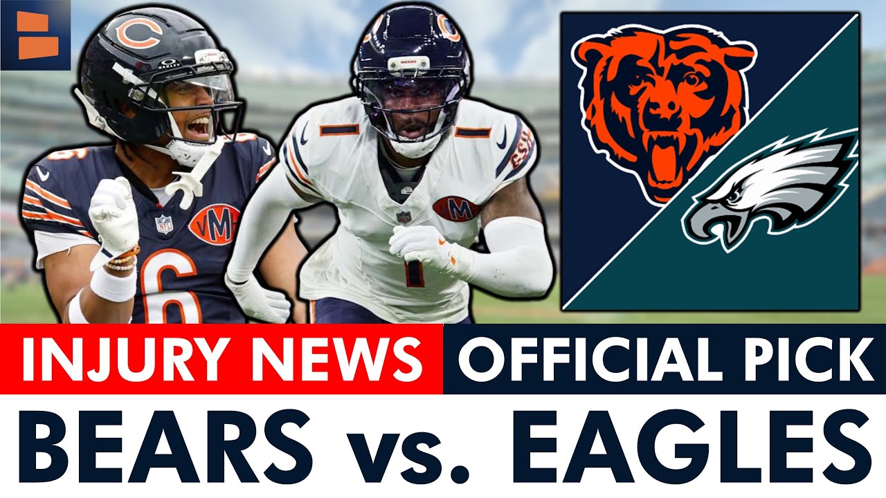 Chicago Bears Injury News Ft. Jaylon Johnson & Kyler Gordon + FINAL Bears vs. Eagles PREDICTION!