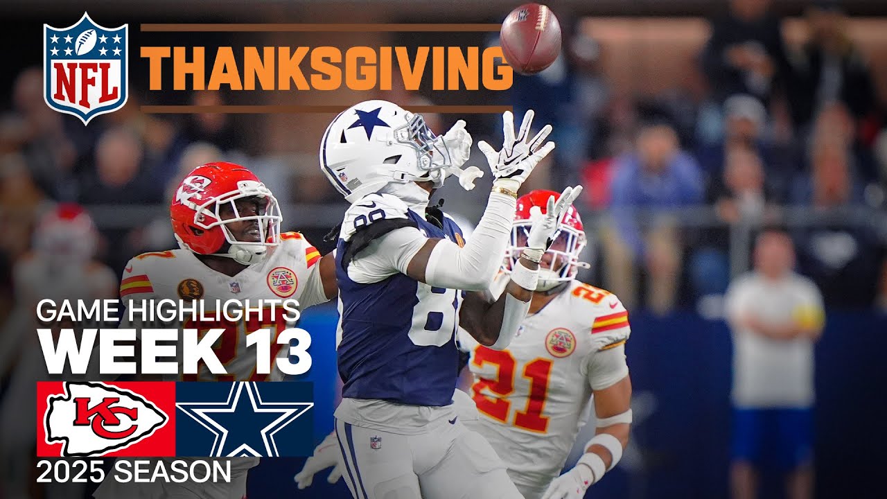 Kansas City Chiefs vs Dallas Cowboys Thanksgiving Game Highlights | 2025 NFL Season Week 13