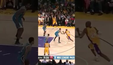 Hornets Thought they Had Kobe In Check, Then 4th Quarter Started 😲 #shorts  #nba #basketball