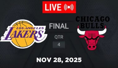 NBA LIVE! Los Angeles Lakers vs Chicago Bulls November 28, 2025 | 2025 NBA Season Live 2K