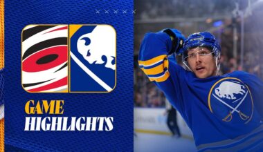 Beck Malenstyn Insane Breakaway Goal In Buffalo Sabres 4-1 Win Over Carolina Hurricanes | Highlights