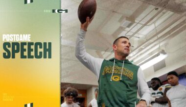 Postgame speech: Packers celebrate Thanksgiving win in Detroit