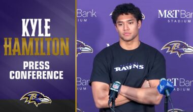 Kyle Hamilton: 'We Aren't Pointing the Finger at Anybody' | Baltimore Ravens