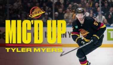 Tyler Myers Mic'd Up | Canucks versus Stars (Nov 20, 2025)