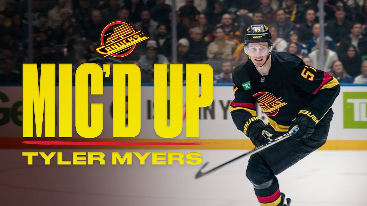 Tyler Myers Mic'd Up | Canucks versus Stars (Nov 20, 2025)