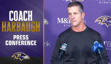 John Harbaugh on Falling to the Bengals on Thanksgiving | Baltimore Ravens