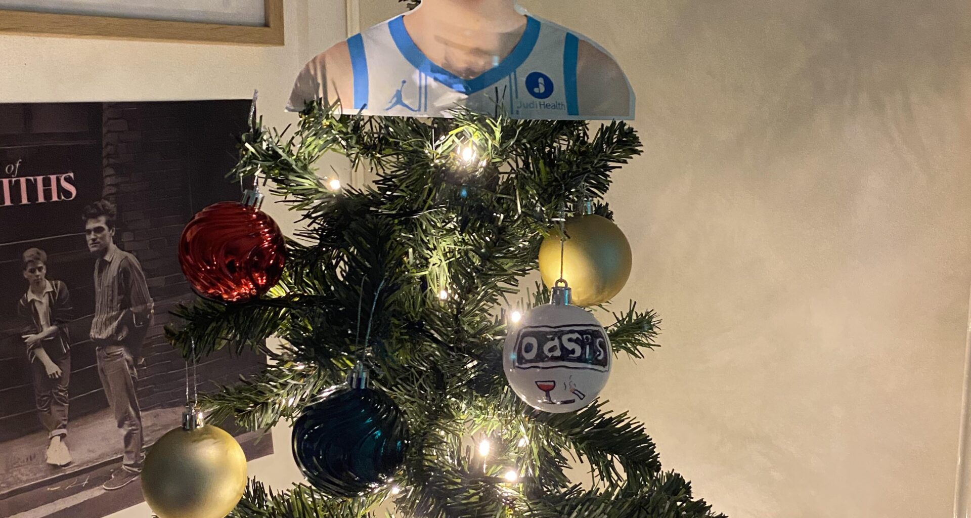 My tree topper this year 🩵