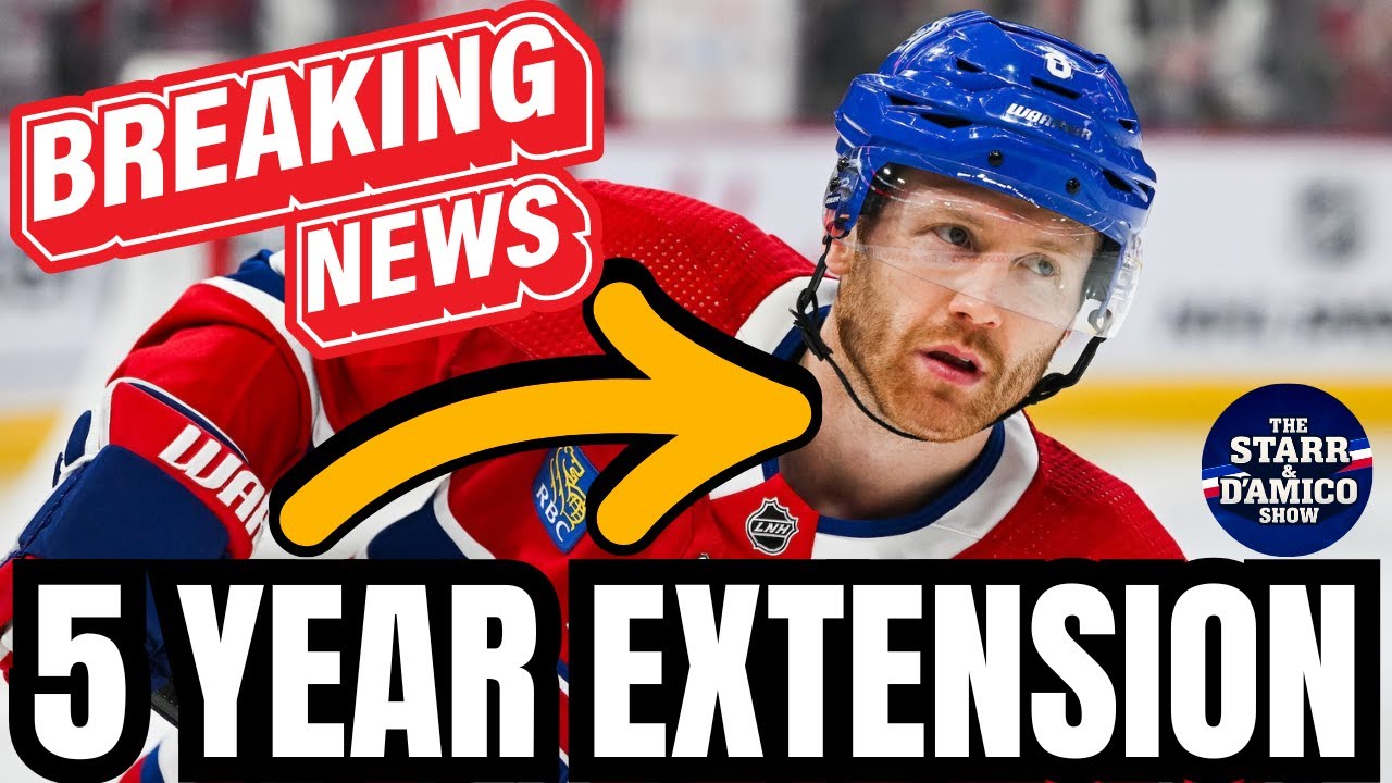 BREAKING NEWS! Mike Matheson EXTENDED! 5 Year Deal | Montreal Canadiens