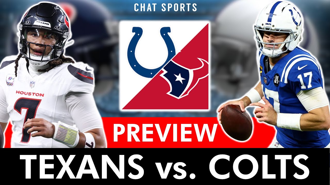 Texans vs. Colts Preview: Daniel Jones Injury VERY SERIOUS + C.J. Stroud Set To SHOCK THE NFL