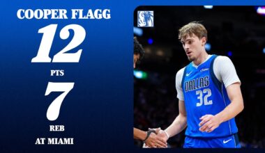 Cooper Flagg (12 PTS 7 REB) at Miami Heat | November 24, 2025