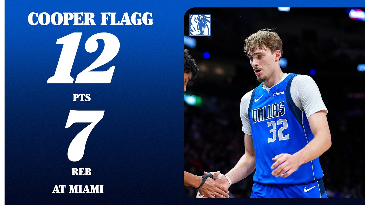 Cooper Flagg (12 PTS 7 REB) at Miami Heat | November 24, 2025