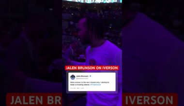 Jalen Brunson speaks on the influence AI had on him!