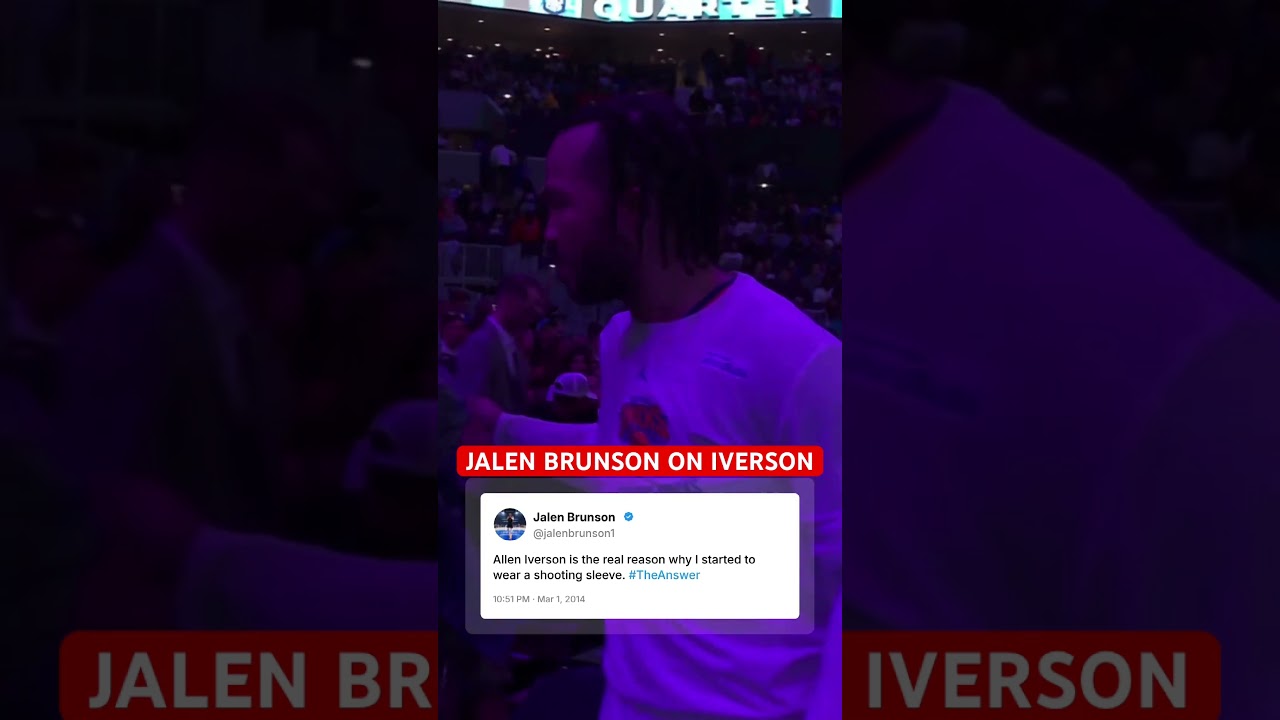 Jalen Brunson speaks on the influence AI had on him!