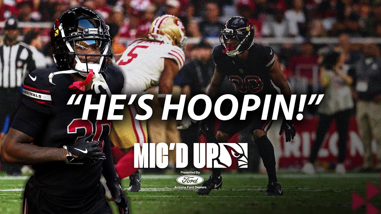 Darren Hall "HE'S HOOPING"  | Mic'd Up | AZ Cardinals