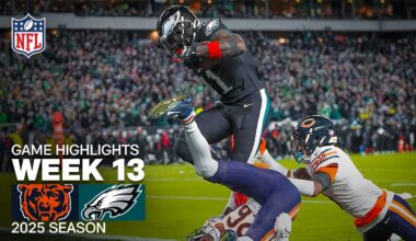 Chicago Bears vs Philadelphia Eagles Game Highlights | 2025 NFL Season Week 13