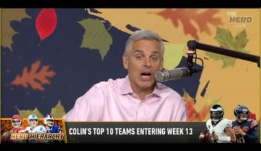 THE HERD | Colin Cowherd's WILD TOP 10 NFL TEAMS, Broncos RISE, Eagles DROP, Chiefs DROP