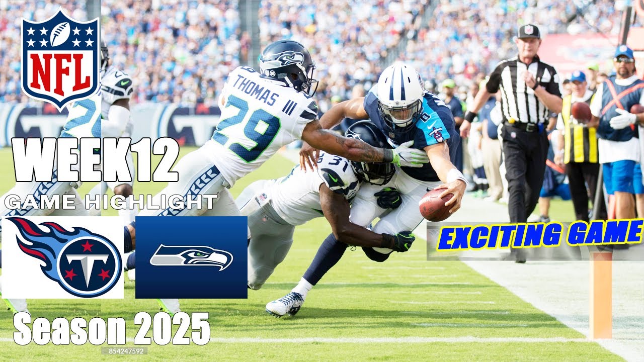 Tennessee Titans Vs. Seattle Seahawks WEEK12 Full Game Highlights | 2025 NFL Season