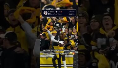 Steelers really traded Pickens for a 3rd round pick 😭