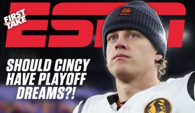 Stephen A. thinks Joe Burrow & the Bengals can play SPOILER, but not make the playoffs? | First Take