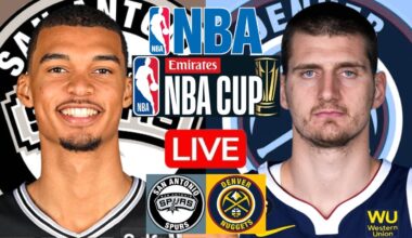 LIVE: SAN ANTONIO SPURS vs DENVER NUGGETS | NBA | PLAY BY PLAY | SCOREBOARD