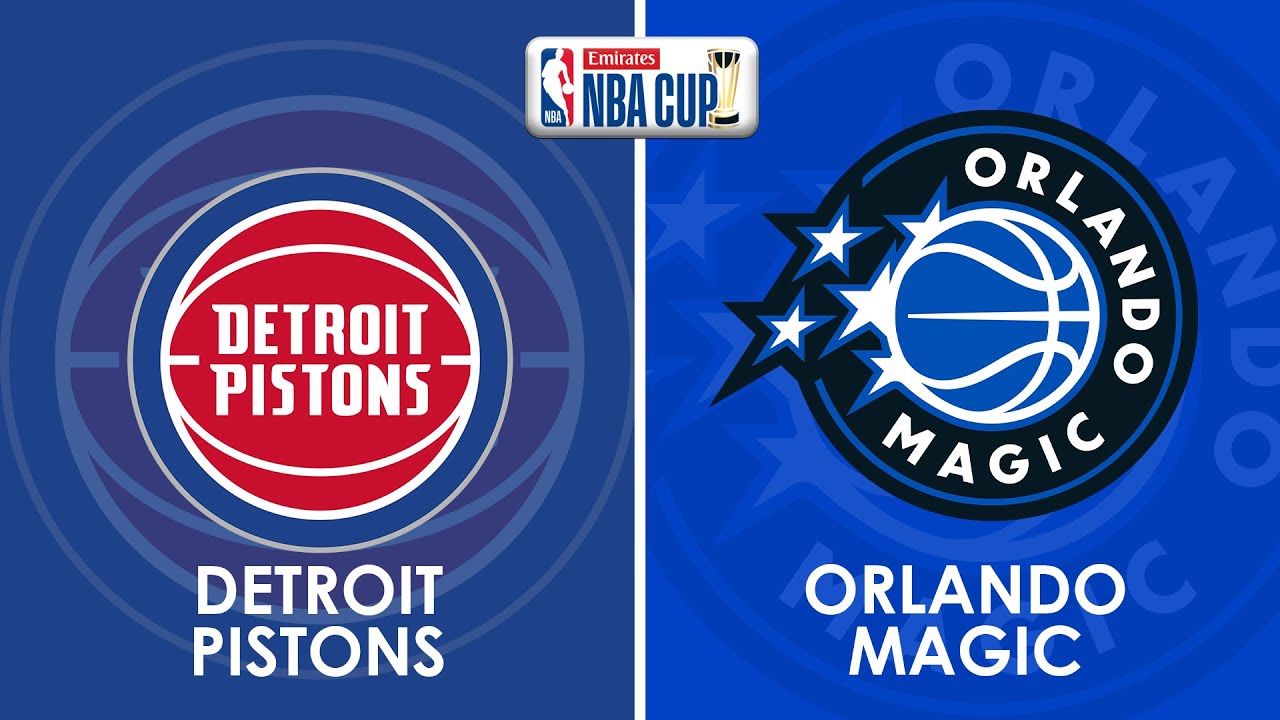 Detroit Pistons vs Orlando Magic NBA Cup Live Scoreboard