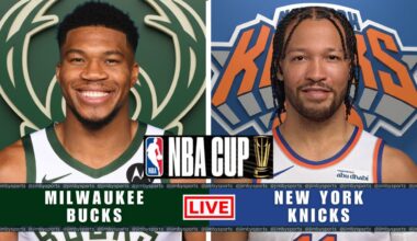 MILWAUKEE BUCKS VS NEW YORK KNICKS | NBA CUP LIVE TODAY | PLAY-BY-PLAY SCOREBOARD 2025