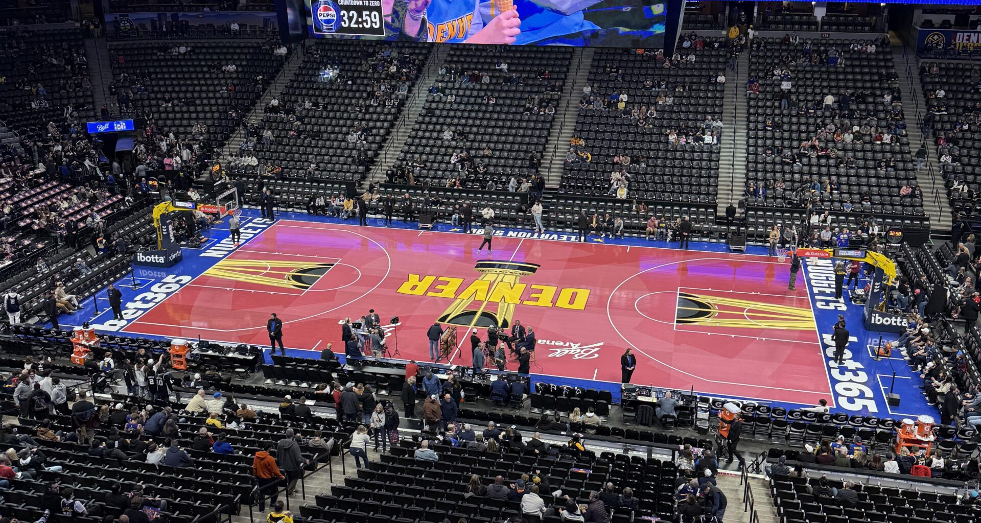 Reporting in from enemy territory.