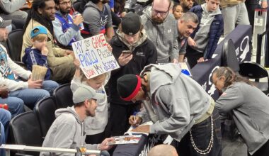 Pistons fan at the game TN. Thought y'all would enjoy this. Paolo is a good dude.