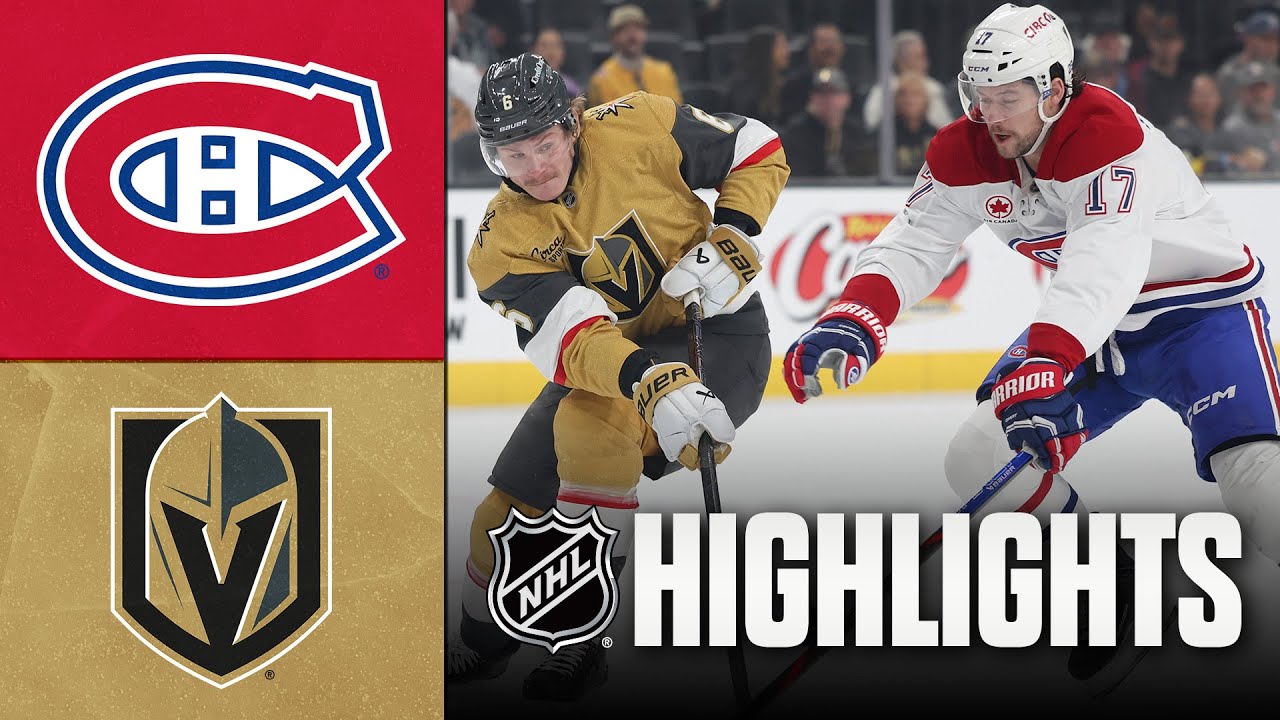 Canadiens vs. Golden Knights | NHL Highlights | November 28, 2025