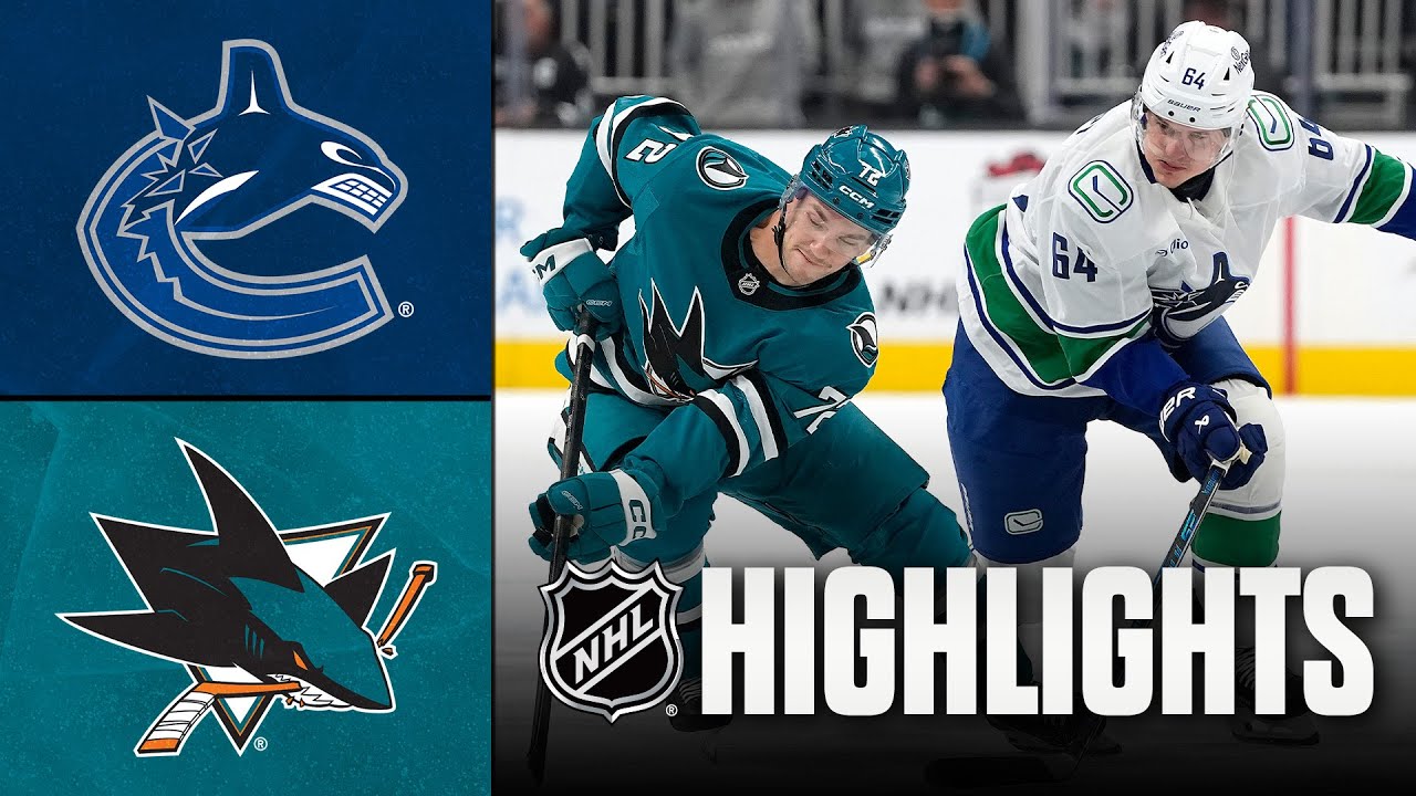 Canucks vs. Sharks | NHL Highlights | November 28, 2025