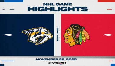 NHL Highlights | Predators vs. Blackhawks - November 28, 2025