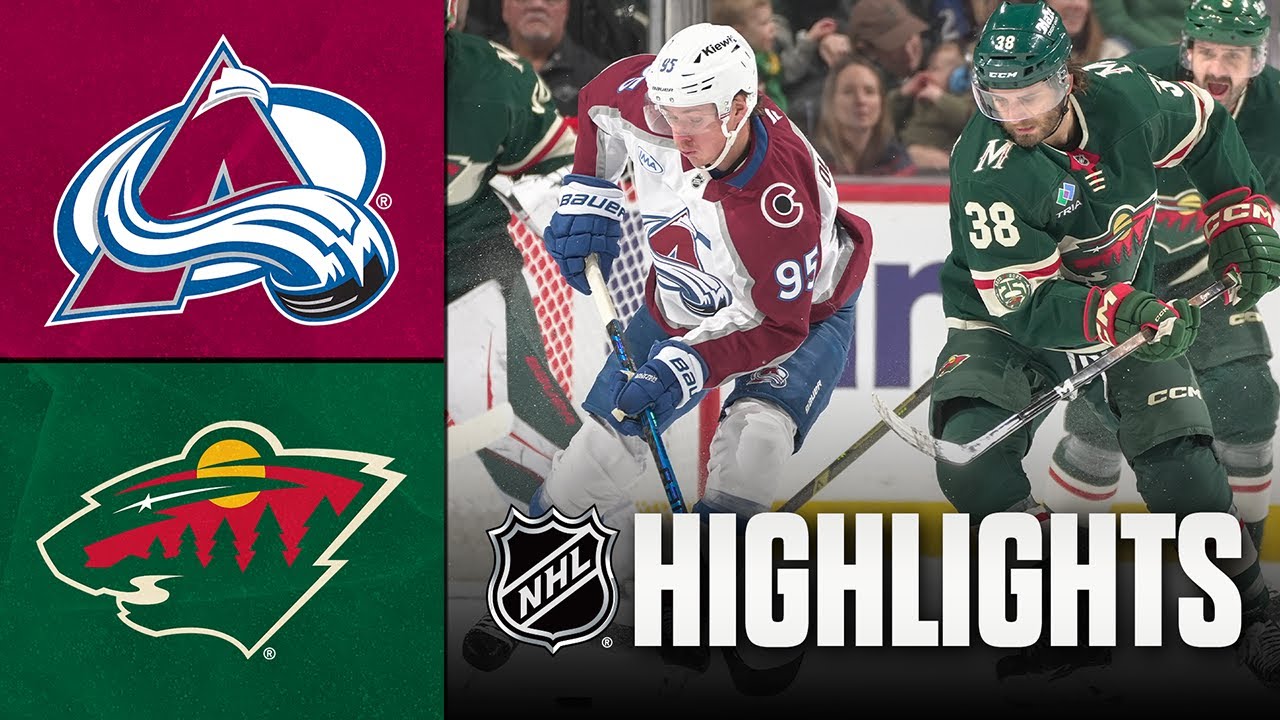 Colorado Avalanche vs. Minnesota Wild | NHL Highlights | November 28, 2025