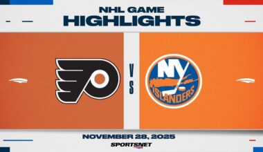 NHL Highlights | Flyers vs. Islanders - November 28, 2025
