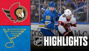 Senators vs. Blues | NHL Highlights | November 28, 2025