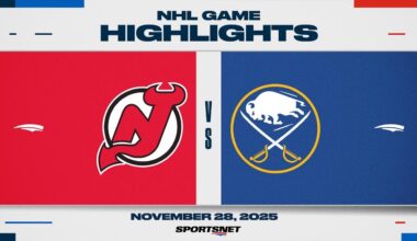 NHL Highlights | Devils vs. Sabres - November 28, 2025