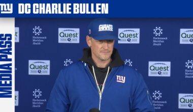 Charlie Bullen on Preparing for First Game as Defensive Coordinator | New York Giants