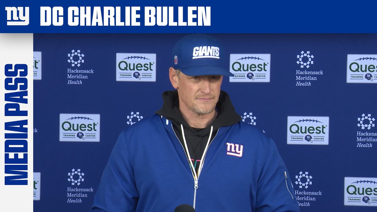 Charlie Bullen on Preparing for First Game as Defensive Coordinator | New York Giants