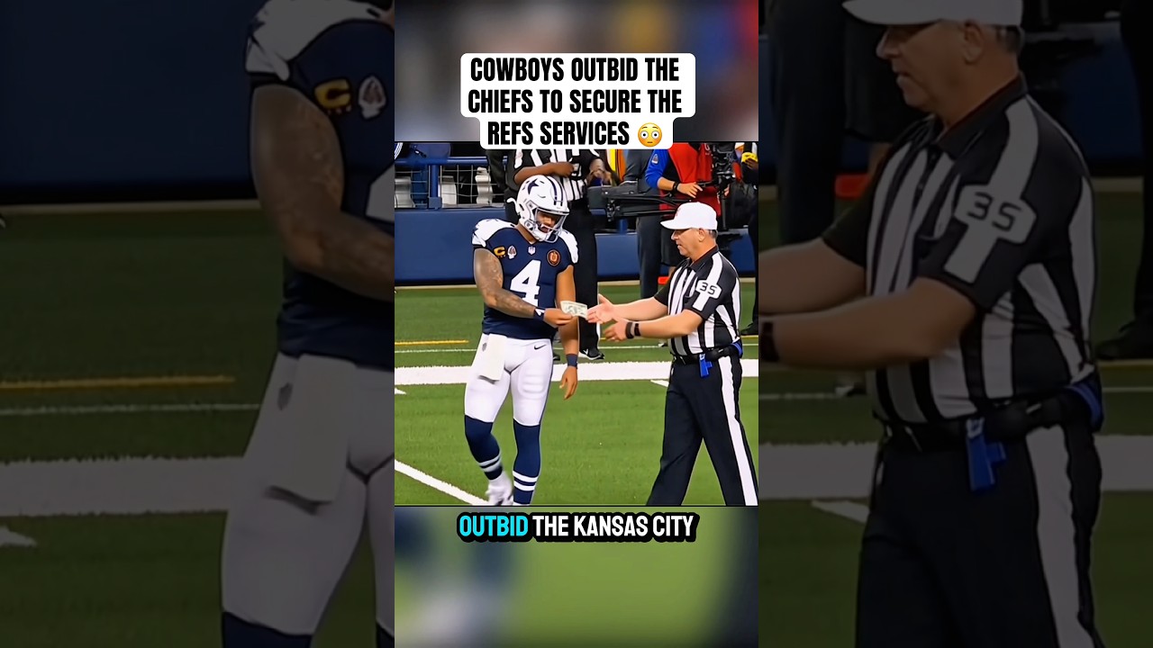 Dallas Cowboys OUTBID the Kansas City Chiefs to BUY the REFS 😳