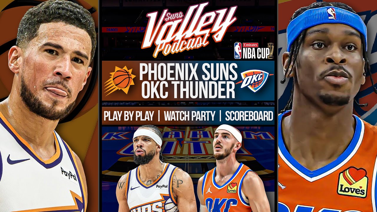 Phoenix Suns at OKC Thunder | LIVE Reaction | Scoreboard | Play By Play | Postgame Show