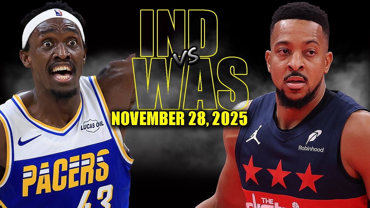 Indiana Pacers vs Washington Wizards Full Game Highlights - November 28, 2025 | NBA Season